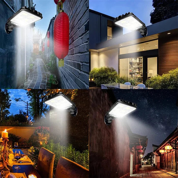 Luminária Led Solar Potência 1000W + Sensor de Movimento e Controle Remoto - 🔥Queima de Estoque🔥